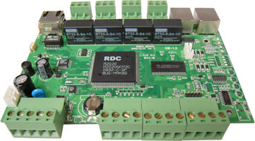 SEMAC S2  TCP/IP - beptett webszerver ,tbbajts belptet kzpont  - csak panel